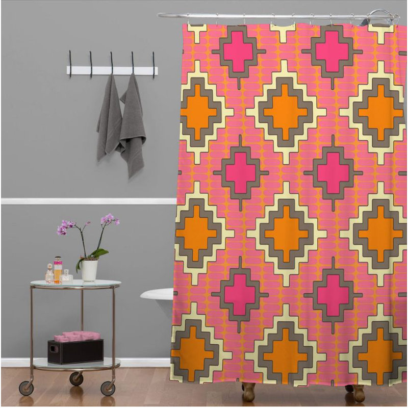 Geometric Shower Curtain