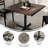 Square Solid Wood Commercial Tabletop with Dining Height X-Base-2067005743-2067005747-2067005741