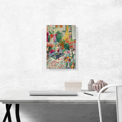 " Interior With A Young Girl 1905 " by Henri Matisse Painting Print
