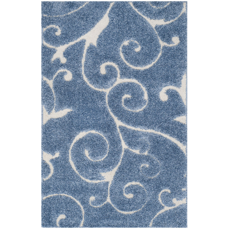 Atterberry Damask Area Rug, Rectangle 99 x 160 cm