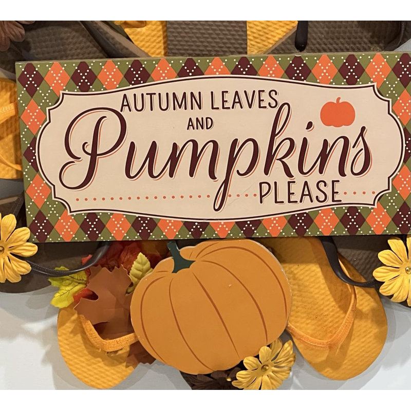 Fall Pumpkin Wreath
