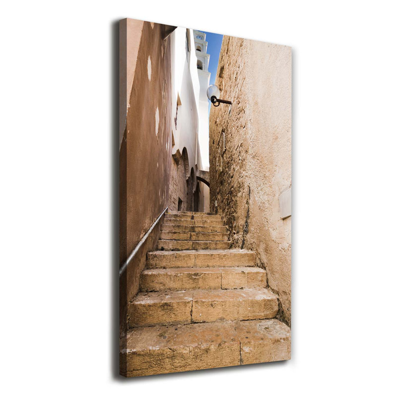 Streets Of Israel - Wrapped Canvas Print