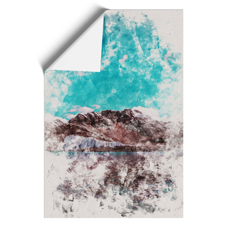 Pastoruri Glacier in Peru Vol.2 - Unframed Painting, 42cm H x 30cm W x 0.1cm D