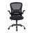 Kolyo Ergonomic Office Chair Upholstered Desk Chair Mesh Task Chair with Flip-Up Armrest