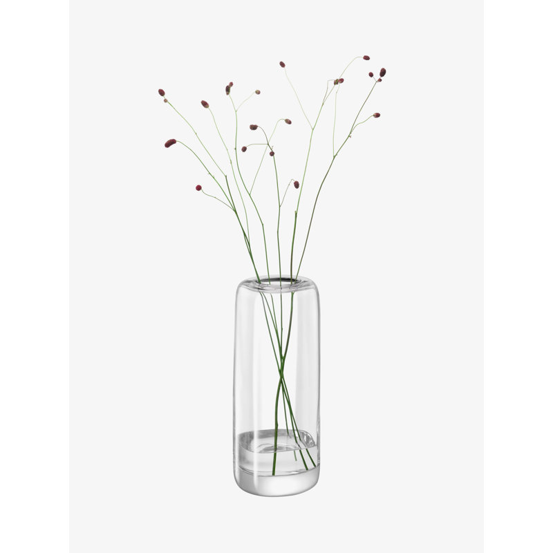 Melt Handmade Glass Table Vase, Clear