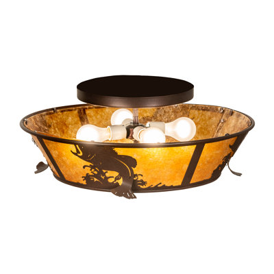 Mica Semi Flush Mount