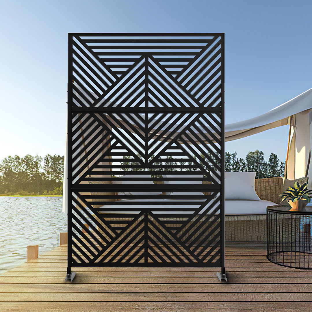 6 ft. H x 4 ft. W Metal Privacy Screen MAYEERTY 