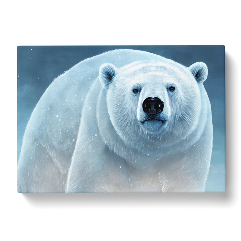 Marvellous Polar Bear - Wrapped Canvas, 35cm H x 50cm W x 3cm D