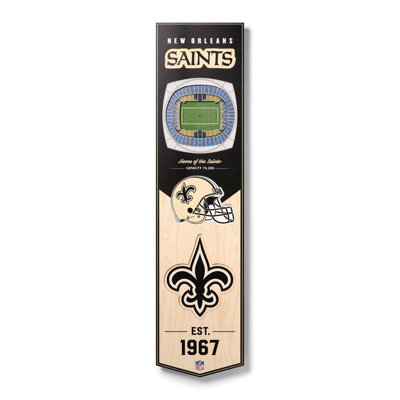 NFL 3D 8x32 Stadiumview Banner