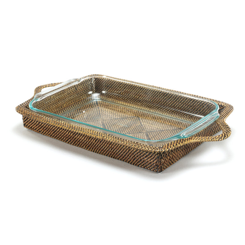 Calaisio Rectangular Pyrex Casserole Baking Dish 4Qt