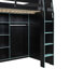 Lit mezzanine en bois avec bureau-1796302839