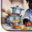 Tapis de séchage Rottweiler The Chef