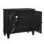 Buffet rétro en bois avec rangement géométrique 6 po et 33,6 po-2017691968