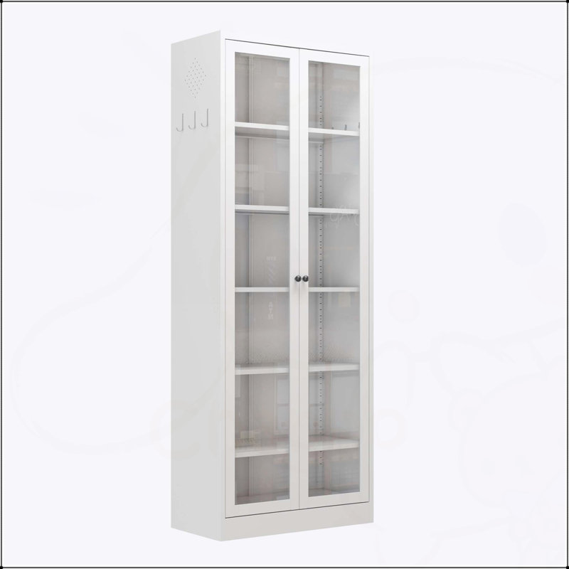 Garde-manger en métal durable - hauteur de 72 pouces avec 5 tablettes réglables, rangement autoportant blanc pour la cuisine et la salle de bain