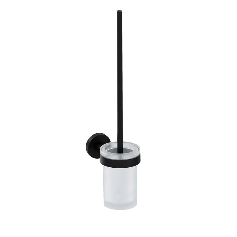 WALL TOILET BRUSH HOLDER_4, Black