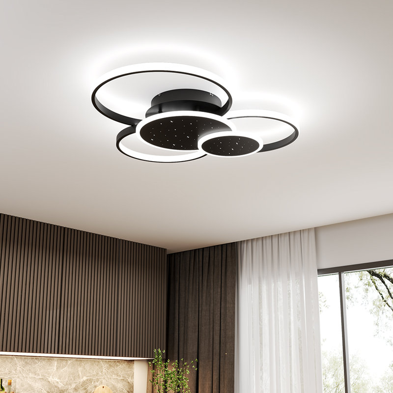 Autiana LED Flush Mount, 10cm H x 74cm W x 61cm D