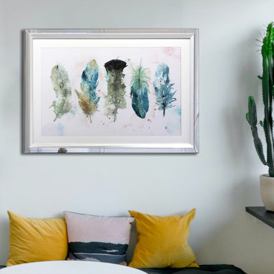 Peinture sur toile encadrée
