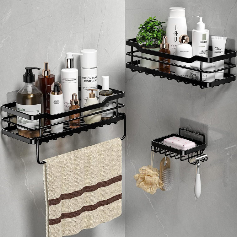 Shower Caddy, Bathroom Organizer Adhesive Shower Shelf, Rustproof