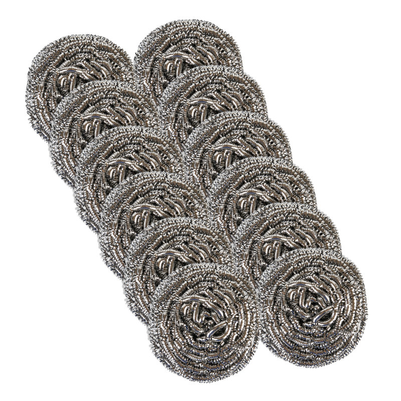 Nettoyeur de nourriture en acier inoxydable pour restaurant 10 pièces 2,56 x 2,56 x 1,77 pouces