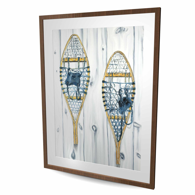 Raquettes à neige en bois rétro - Hygge pour homme