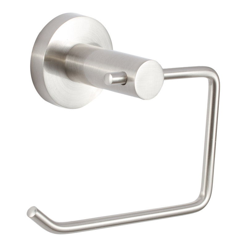 Lugano Paper Holder, Satin Nickel