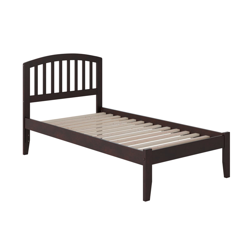 Bealeton Solid Wood Platform Bed, Espresso, Twin XL
