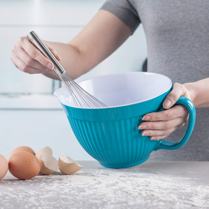Melamine Mixing Bowl Jug 20cm, Aqua