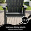 Chaise de bar d'extérieur Hdpe Adirondack-317786085
