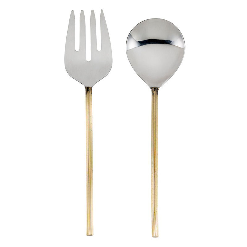 Ensemble 2 pièces de service à salade