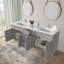 Base de meuble-lavabo double 90 seulement-99027852