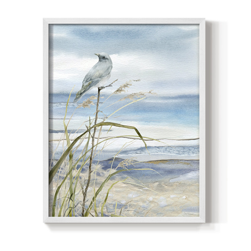 Seaside Rest I, reproduction encadrée - bois massif, Blanc, H 20 po x l 16 po