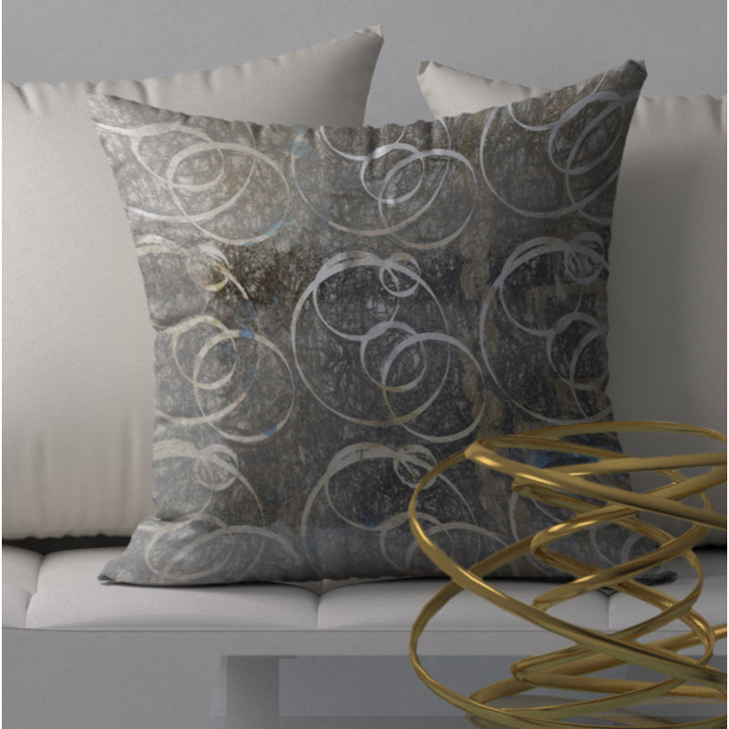 Geometric Reversible Throw Pillow, 20" x 20"
