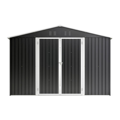 Remise de rangement extérieure avec portes verrouillables