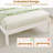 Winston Porter Wooden Platform Bed With 12 Slats Headboard & Under Bed Storage White-2028928590