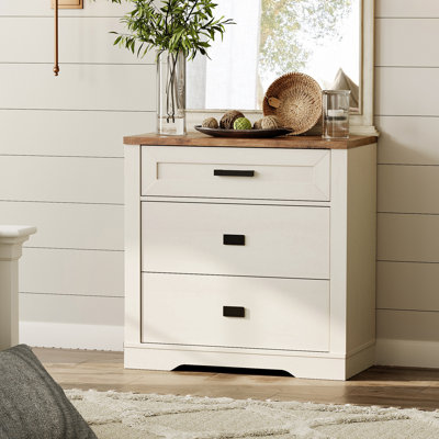 Commode Mid-Century à 3 tiroirs Laziza 