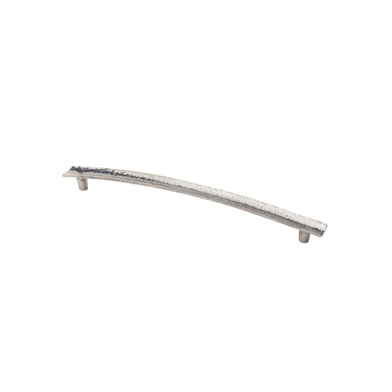 Poignée barre Martellata Center to Center, Bronze blanc, 12 5/8"