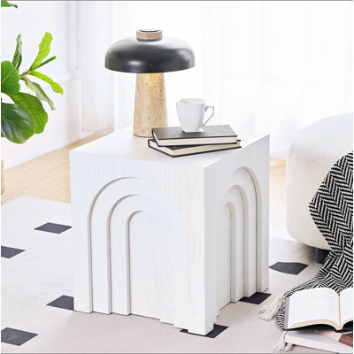 Table d'appoint carrée 15,74 po