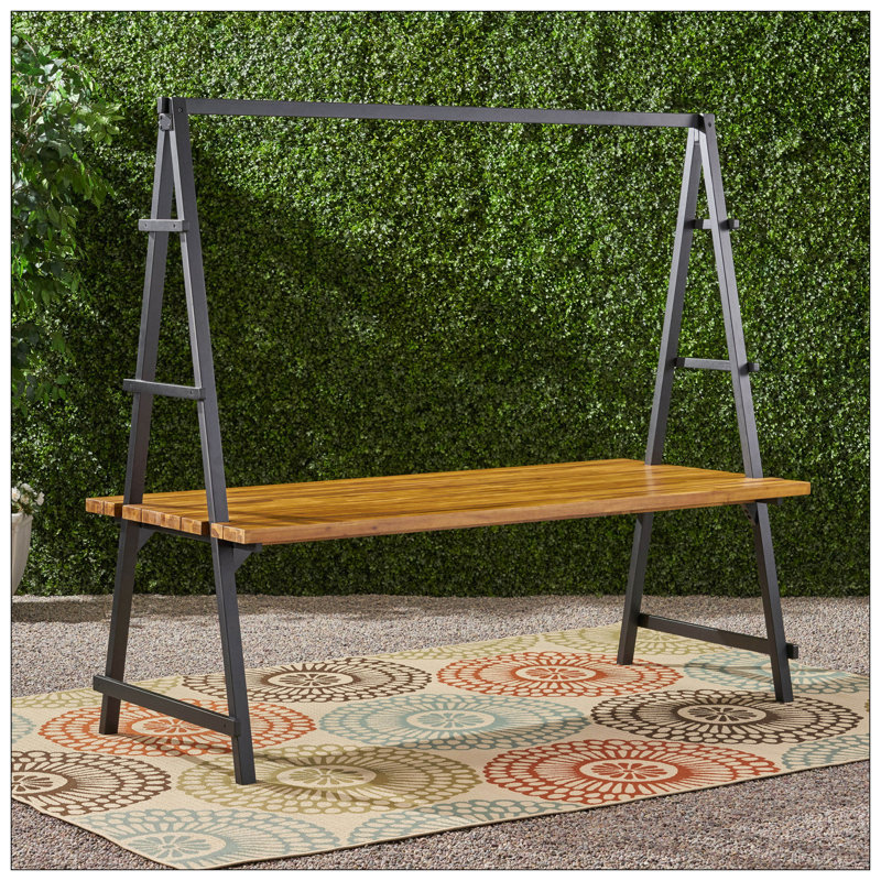 Table basse Huckleberry en bois d'acacia 88,5 pouces