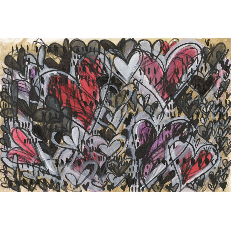 Cœur de melon d'eau, H 32 po x l 48 po x P 1,25 po