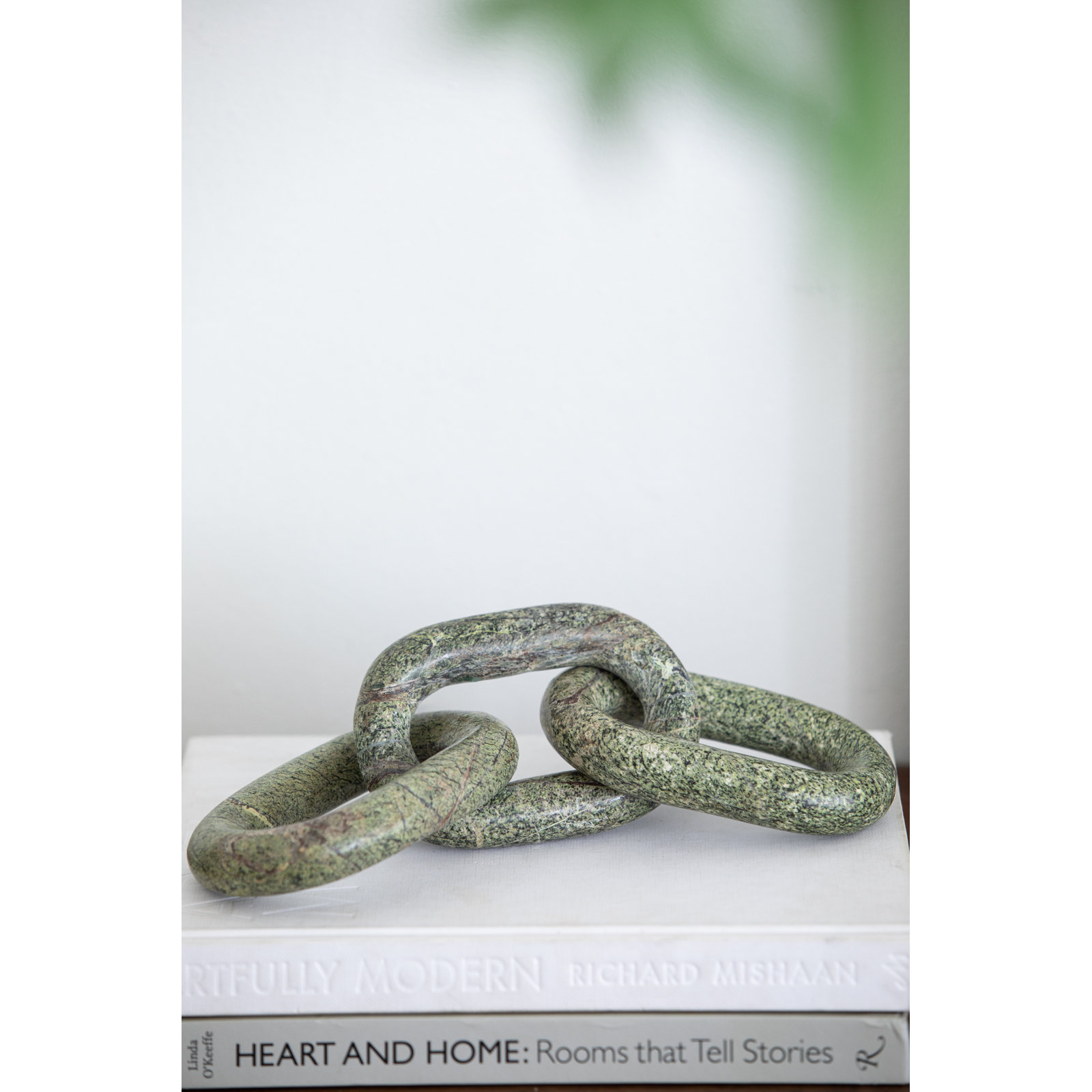 Cienna Genuine Marble Sculpture, Green