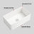 Single Bowl Fireclay Kitchen Sink-89198603-89198604