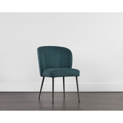 Jyler 19.5'' H Upholstered Dining Chair - Teal