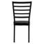 Ensemble de 4 chaises d'appoint en métal
