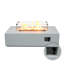 Table rectangulaire 52 po pour foyer d'extérieur au gaz propane en béton, foyers d'extérieur-343759568