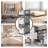 3-Drawer Storage Organizer Rolling Cart