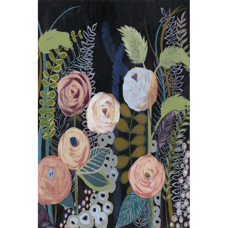 Diverging Blooms I by Grace Popp - Wrapped Canvas Print, 46cm H x 30cm W x 3.8cm D