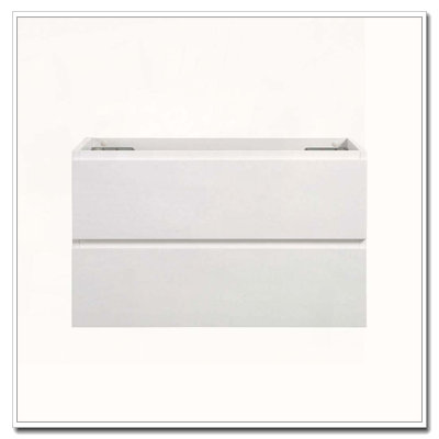 Wall Mount Cabinet With Two Pre Assembled Eco Friendly Drawers
