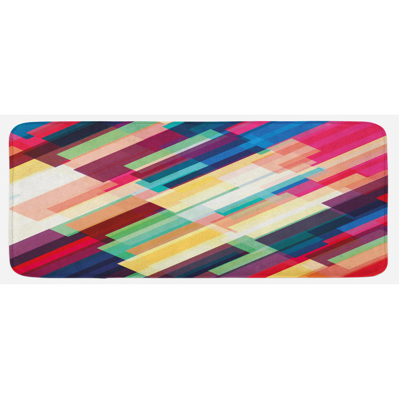Tapis de cuisine abstrait