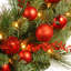 The Holiday Aisle® Decorative Collection Christmas Red Mixed Wreath with Battery Operated Lights-1882162961