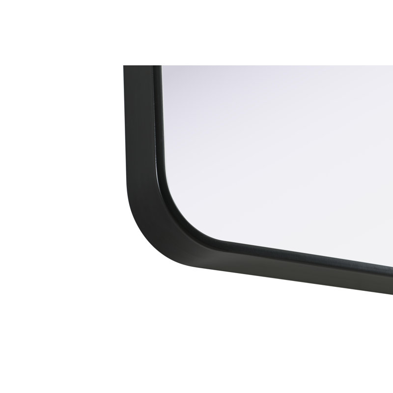 Erath Contour Metal Mirror, Black, 36" x 27"